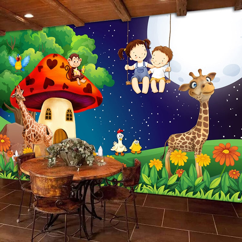 3D Wallpaper For Kids Room Mural